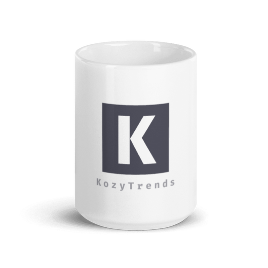 KozyTrends White Glossy Mug