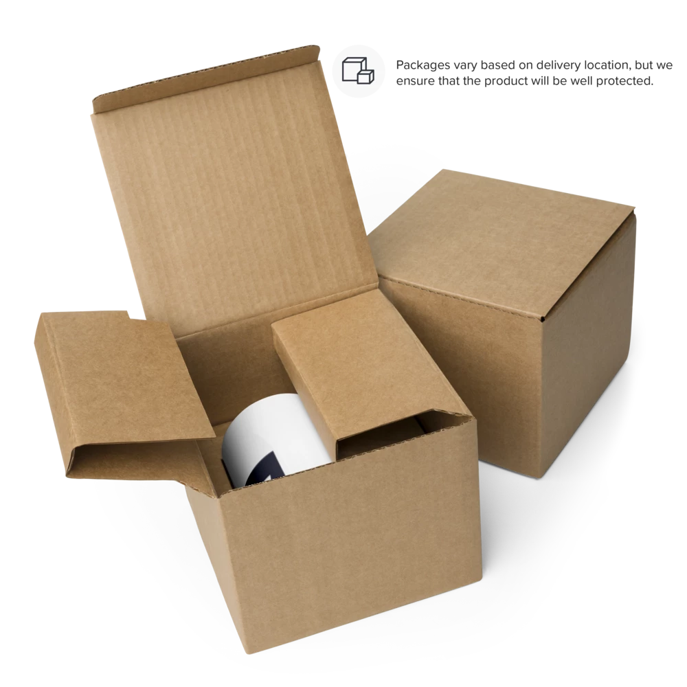 KozyTrends White Glossy Mug