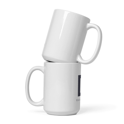 KozyTrends White Glossy Mug