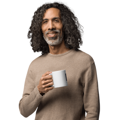 KozyTrends White Glossy Mug