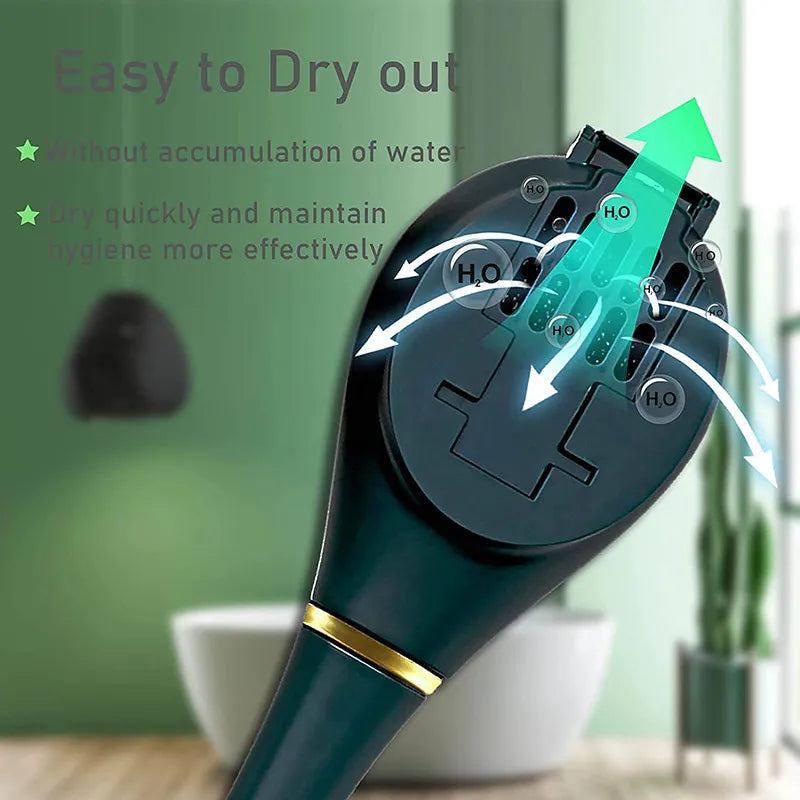 Wall-Mounted Silicone Toilet Brushes With Holder Set - KozyTrends