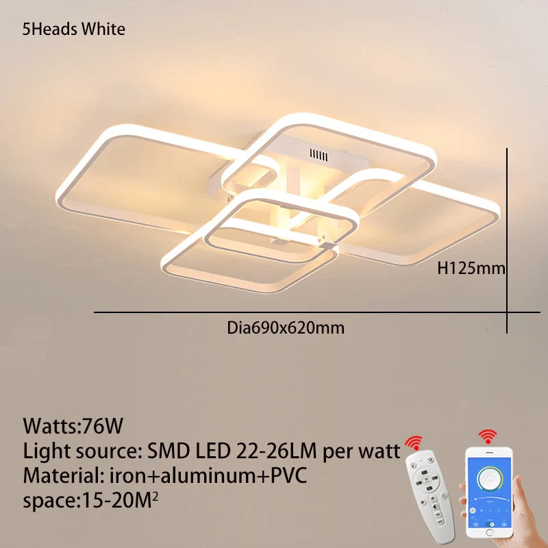 Modern Rectangular Led Ceiling Lights - KozyTrends