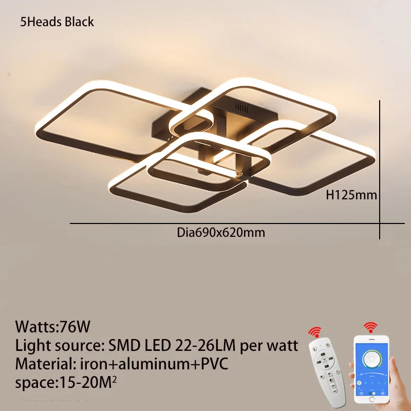 Modern Rectangular Led Ceiling Lights - KozyTrends