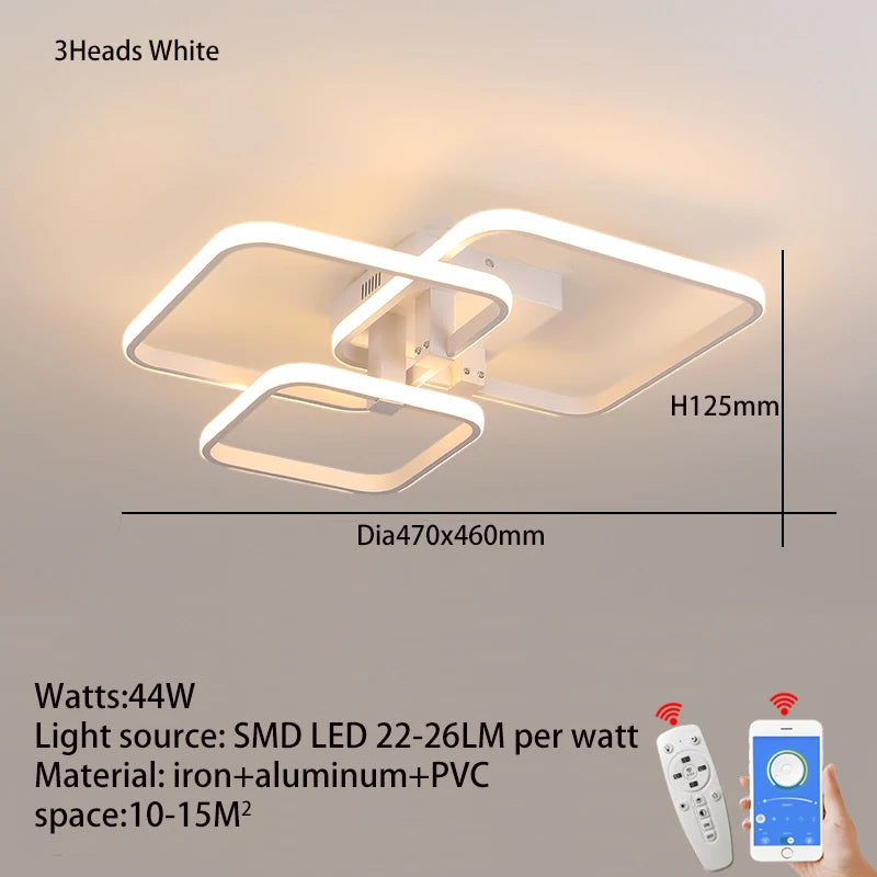 Modern Rectangular Led Ceiling Lights - KozyTrends