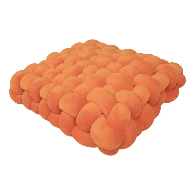 Decorative Hand-Made Knotted Square Plush Pillows - KozyTrends