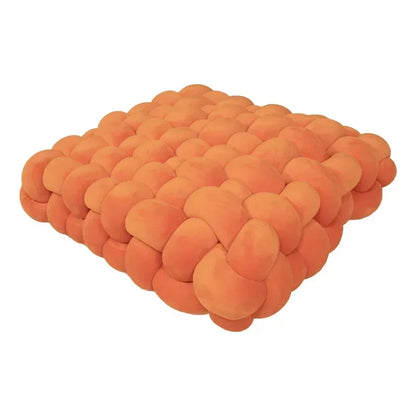 Decorative Hand-Made Knotted Square Plush Pillows - KozyTrends