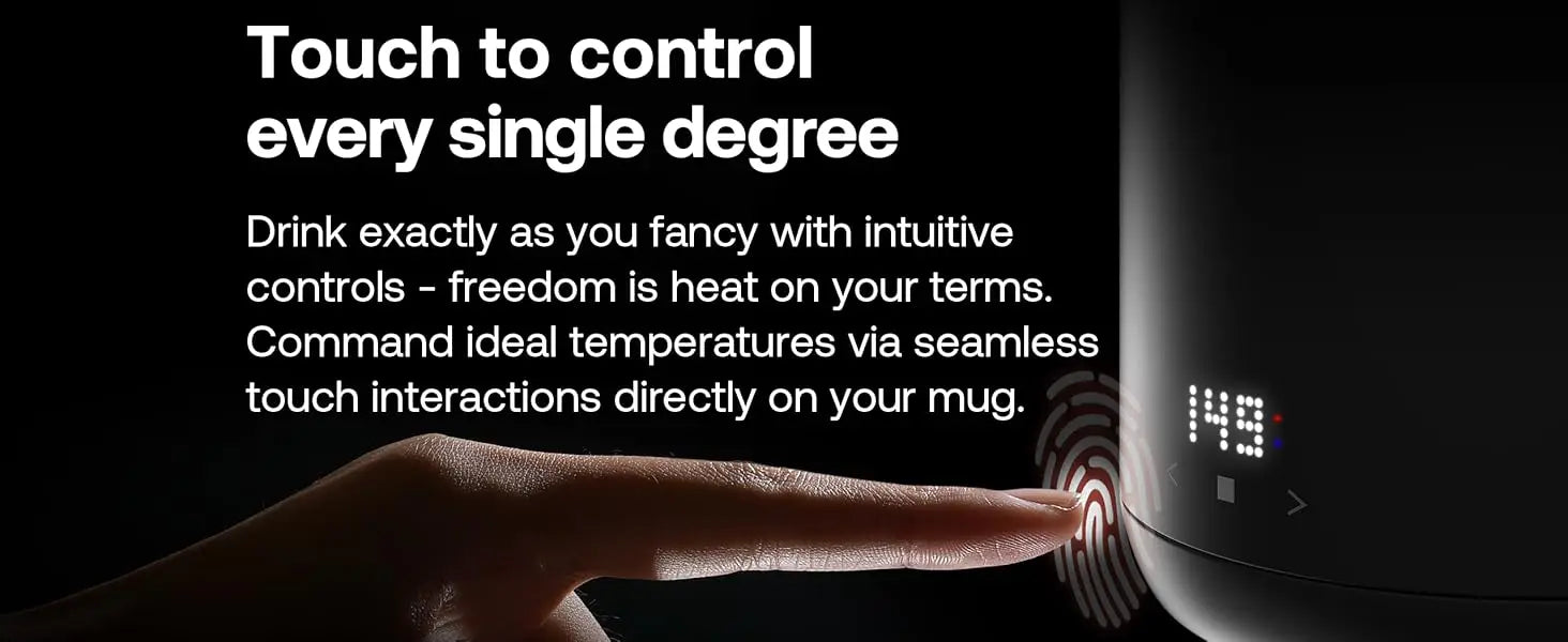 Smart Self-Heating, Temperature Controlled Coffee Mug
