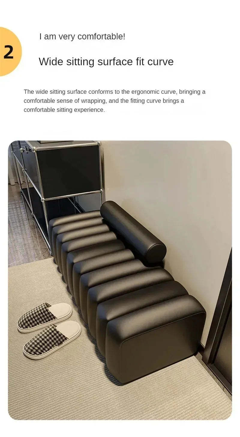 Modern Minimalist Sculptural Ottoman