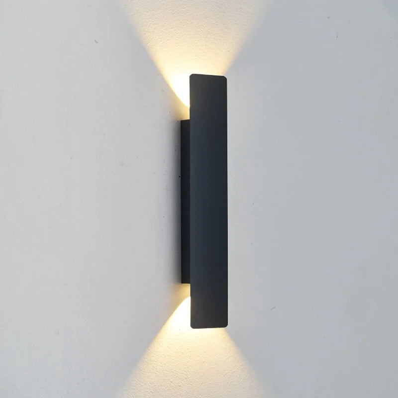 Outdoor Waterproof LED Wall Lamp - close up