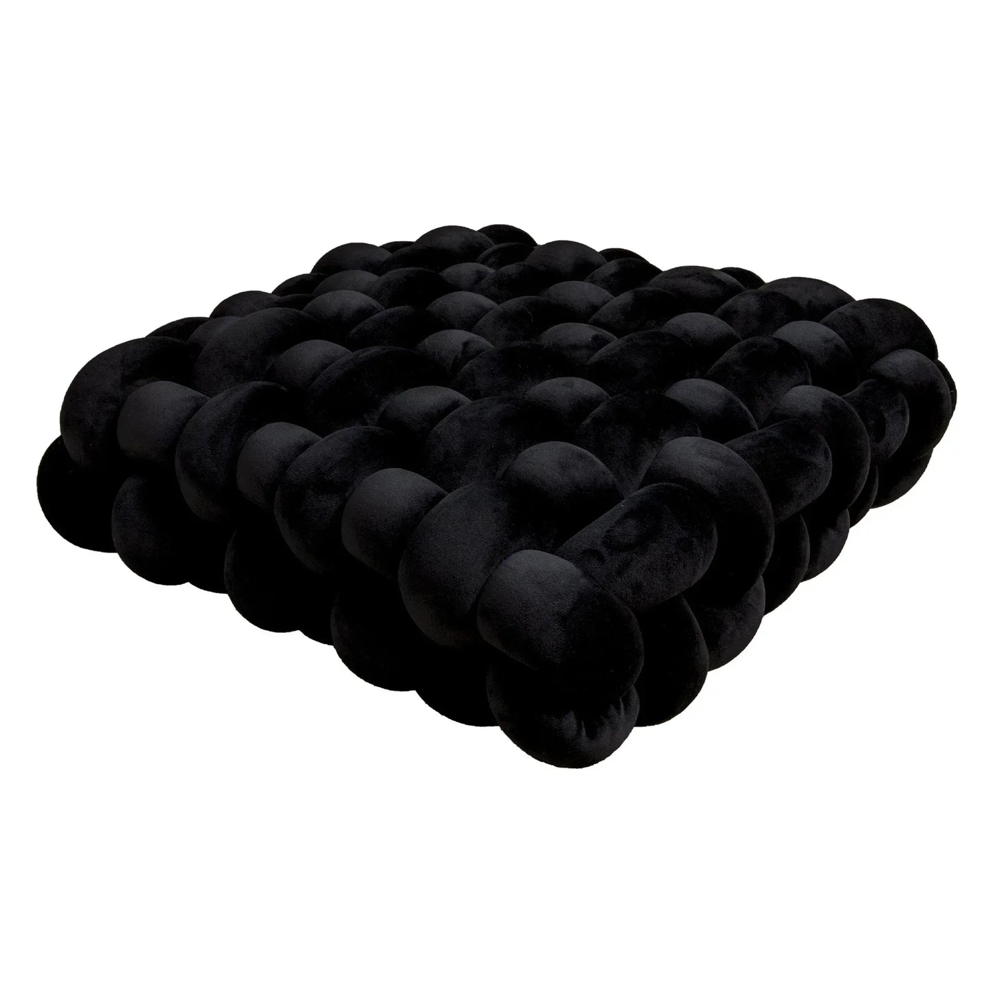 Decorative Hand-Made Knotted Square Plush Pillows - KozyTrends