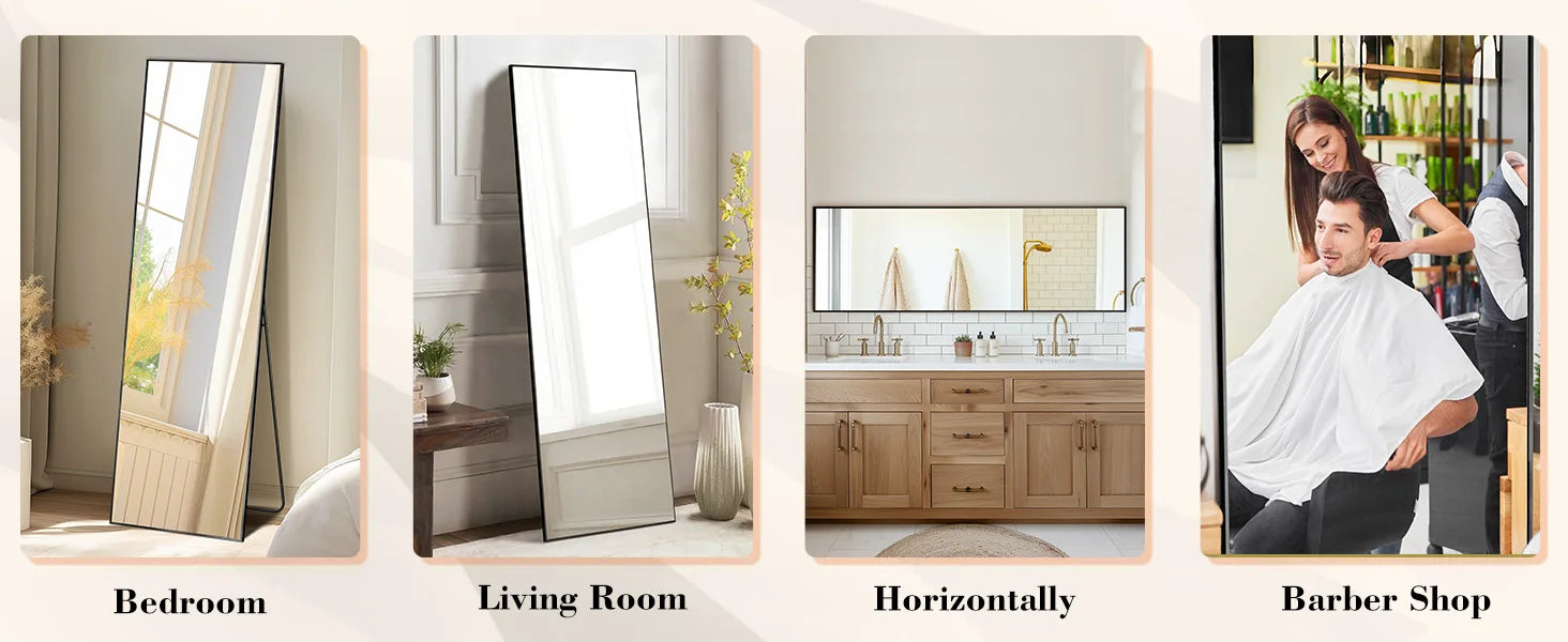 64"x21" Full Length Mirror - KozyTrends