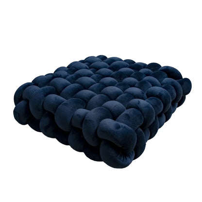 Decorative Hand-Made Knotted Square Plush Pillows - KozyTrends
