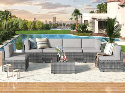 7pcs Outdoor Patio Furniture Set - KozyTrends