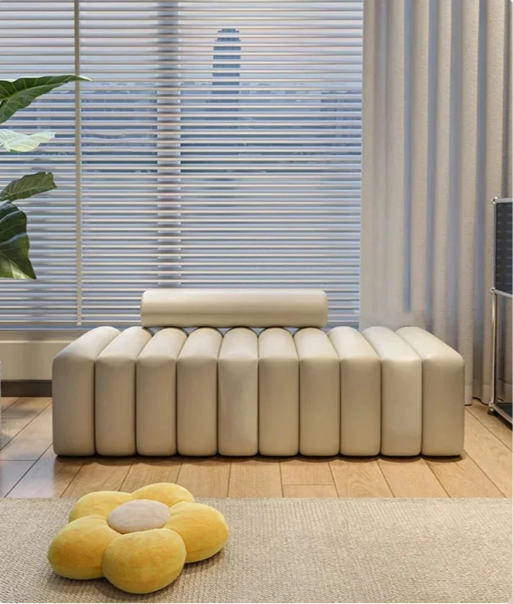 Modern Minimalist Sculptural Ottoman