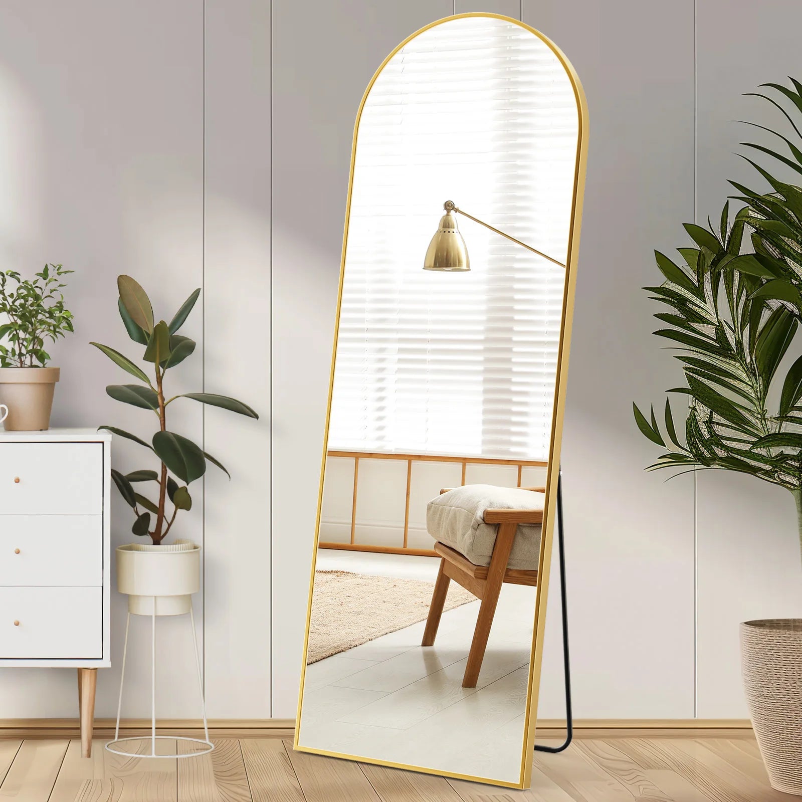 JHK Full Body Floor Mirror 59"x16" - KozyTrends