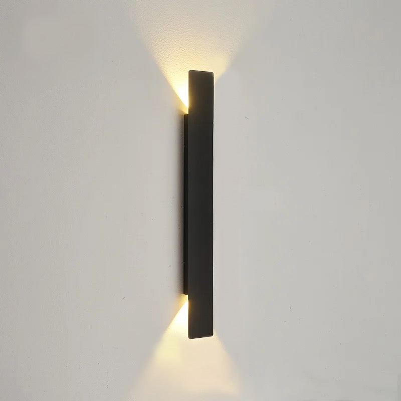 Outdoor Waterproof LED Wall Lamp - black extra large variant