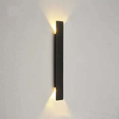 Outdoor Waterproof LED Wall Lamp - black extra large variant