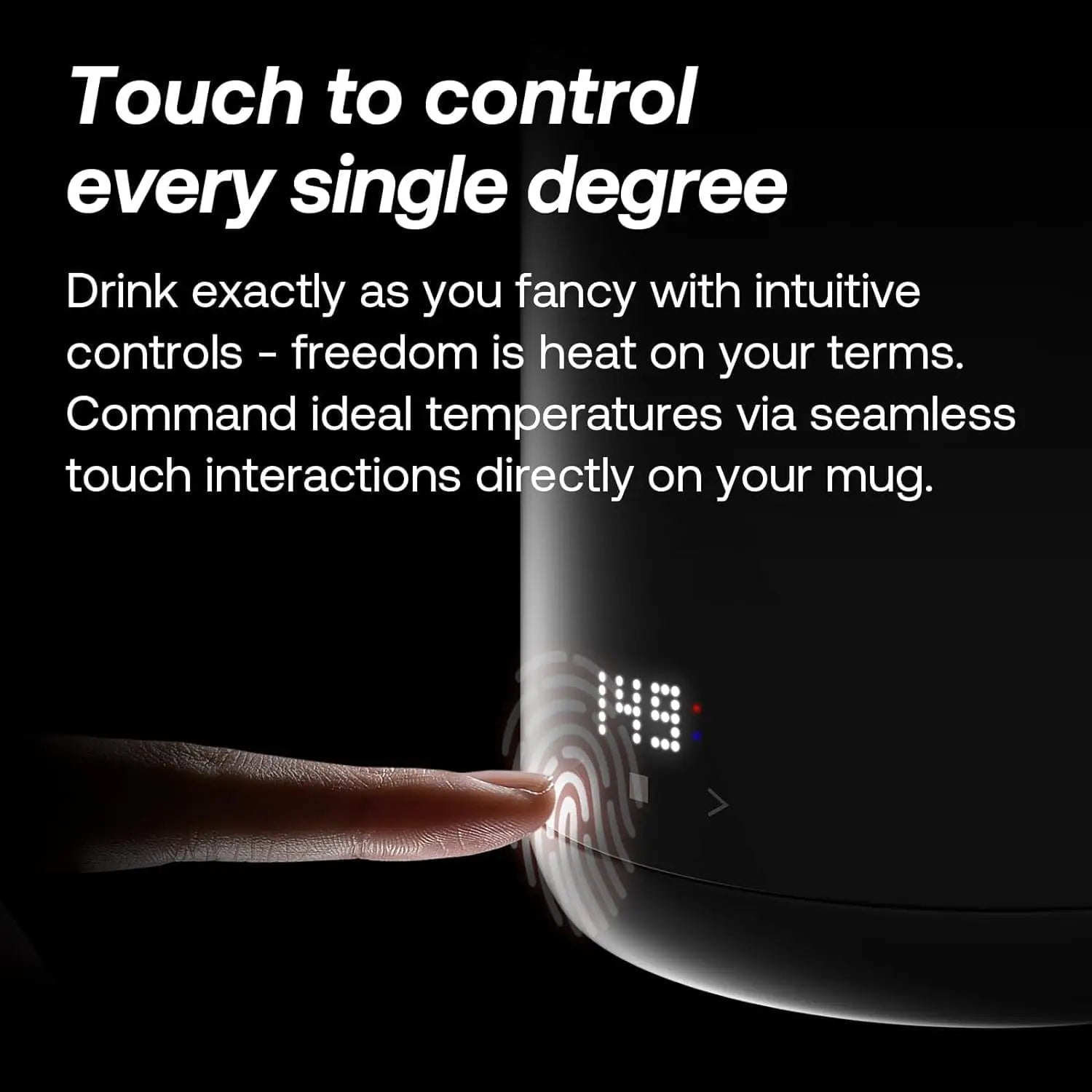 Smart Self-Heating, Temperature Controlled Coffee Mug