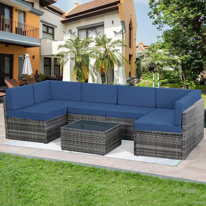 7pcs Outdoor Patio Furniture Set - KozyTrends