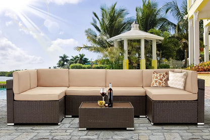 7pcs Outdoor Patio Furniture Set - KozyTrends