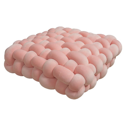 Decorative Hand-Made Knotted Square Plush Pillows - KozyTrends