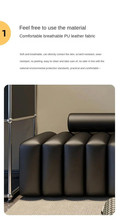 Modern Minimalist Sculptural Ottoman
