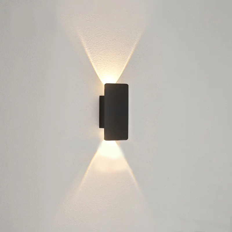 Outdoor Waterproof LED Wall Lamp - black small variant
