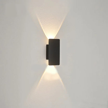 Outdoor Waterproof LED Wall Lamp - black small variant