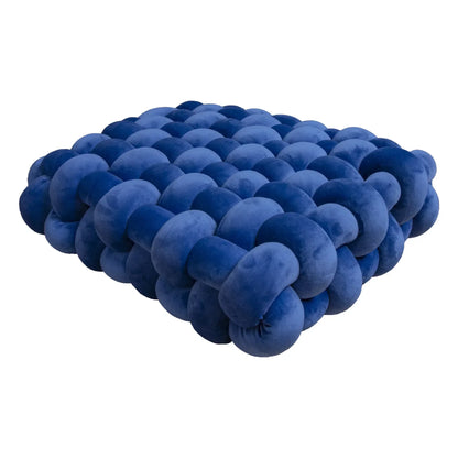 Decorative Hand-Made Knotted Square Plush Pillows - KozyTrends