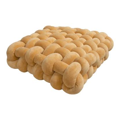 Decorative Hand-Made Knotted Square Plush Pillows - KozyTrends