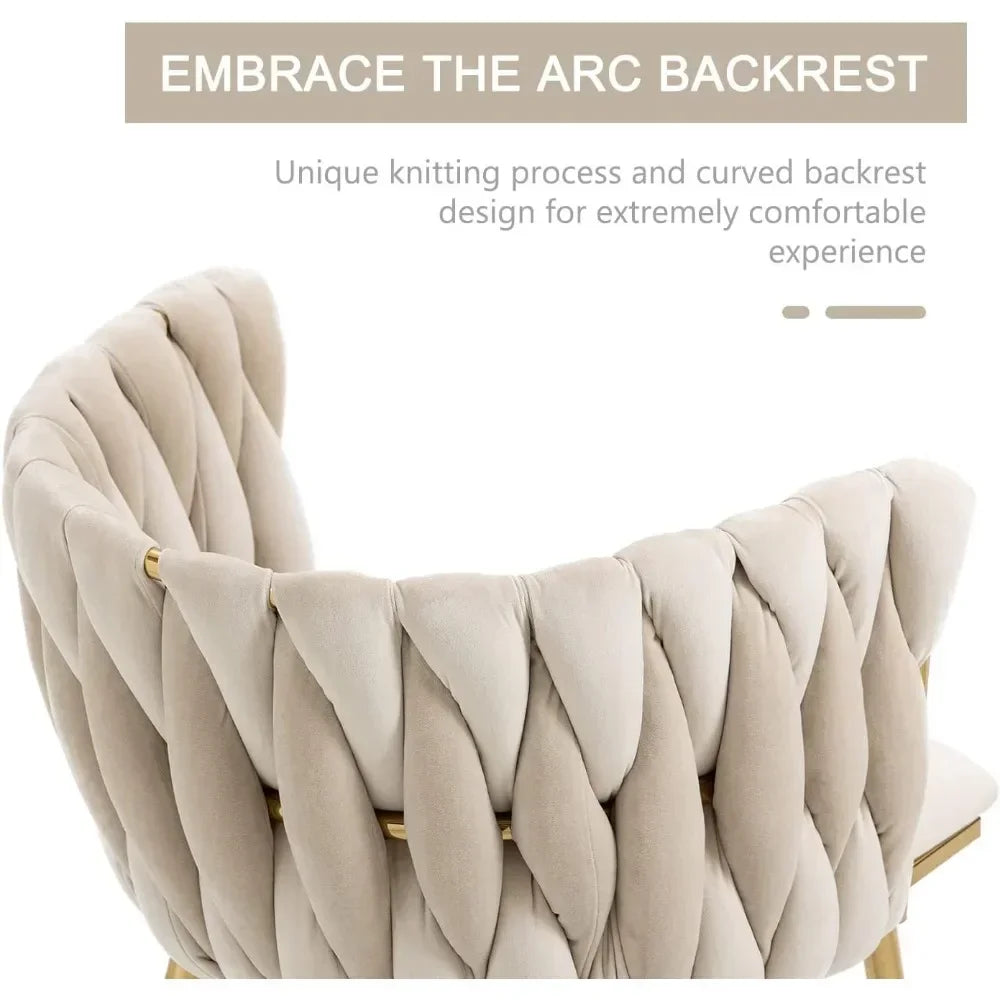 Modern Velvet Tufted Dining Chairs
