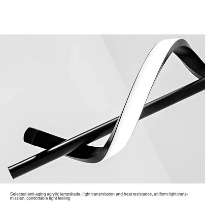 Modern Spiral LED Pendant Light