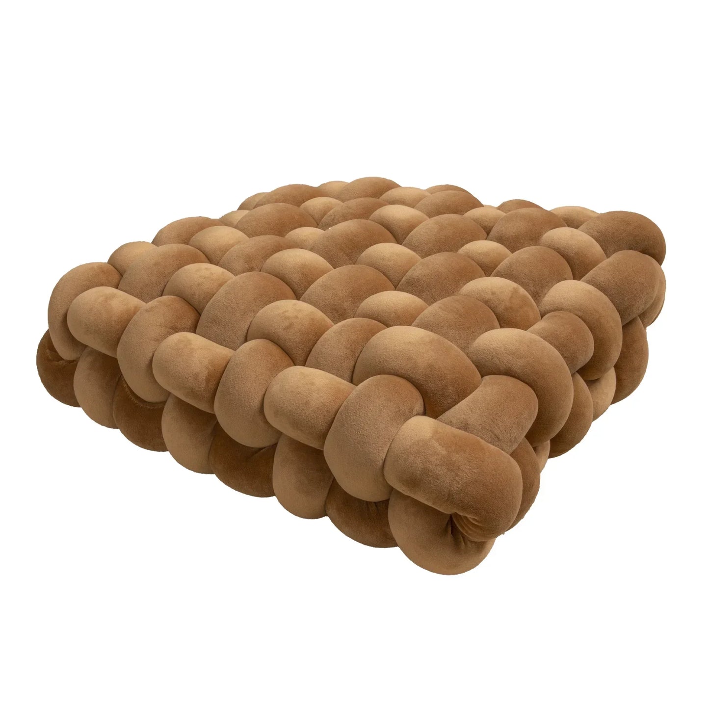 Decorative Hand-Made Knotted Square Plush Pillows - KozyTrends