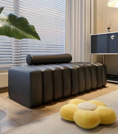 Modern Minimalist Sculptural Ottoman
