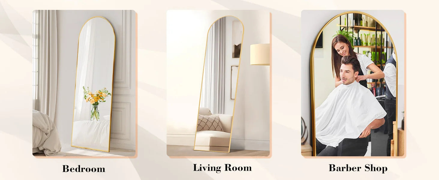 JHK Full Body Floor Mirror 59"x16" - KozyTrends
