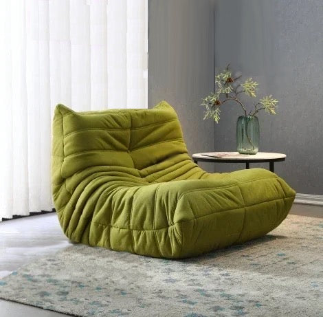 Luxury Velvet Floor Lounge Chair