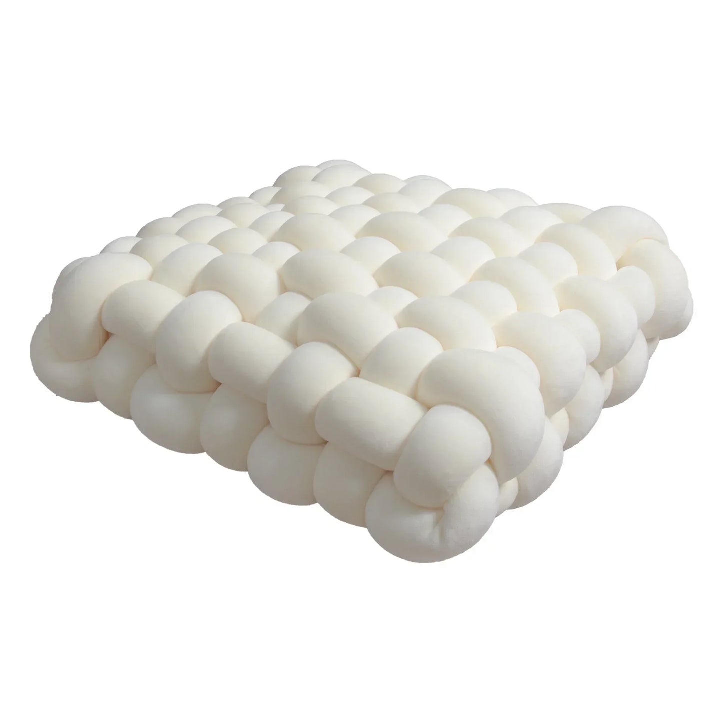Decorative Hand-Made Knotted Square Plush Pillows - KozyTrends