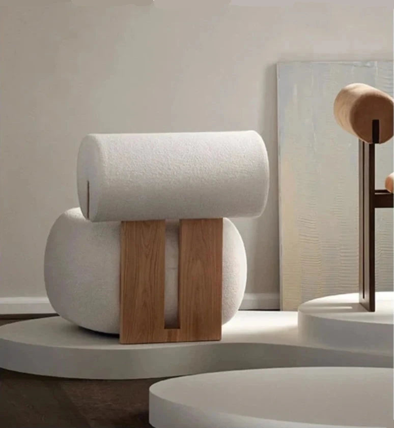 Modern Nordic Velvet Lounge Chair