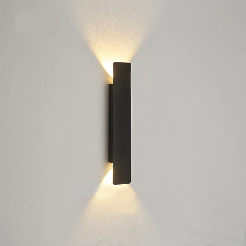 Outdoor Waterproof LED Wall Lamp - black large variant