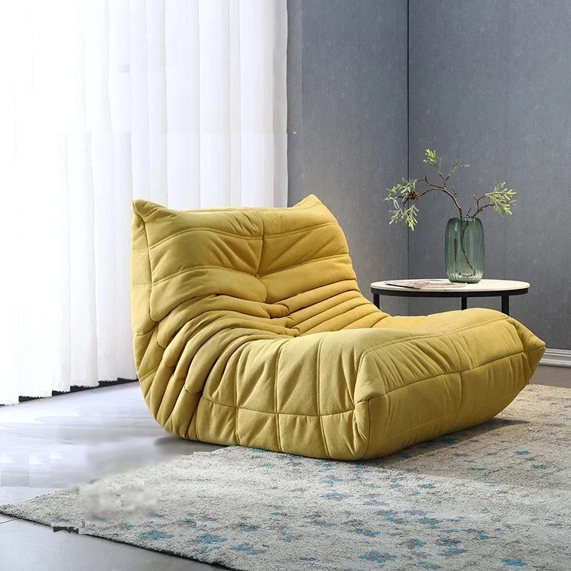 Luxury Velvet Floor Lounge Chair