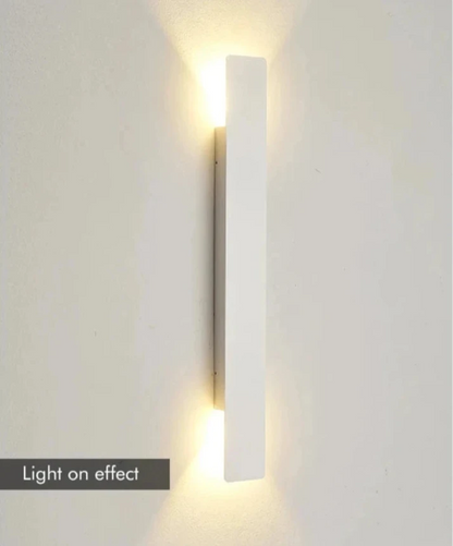 Outdoor Waterproof LED Wall Lamp- white close up