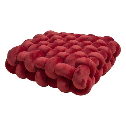 Decorative Hand-Made Knotted Square Plush Pillows - KozyTrends