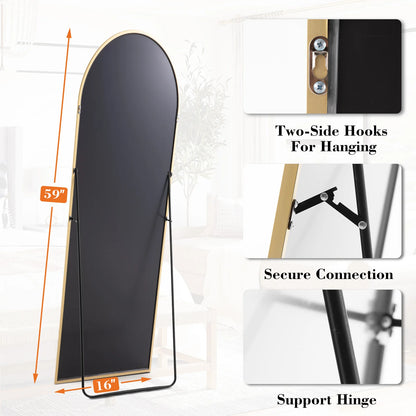 JHK Full Body Floor Mirror 59"x16" - KozyTrends
