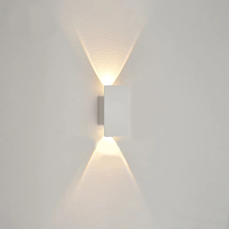 Outdoor Waterproof LED Wall Lamp - small white variant