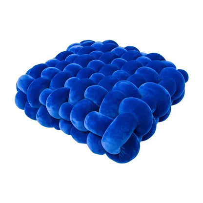 Decorative Hand-Made Knotted Square Plush Pillows - KozyTrends
