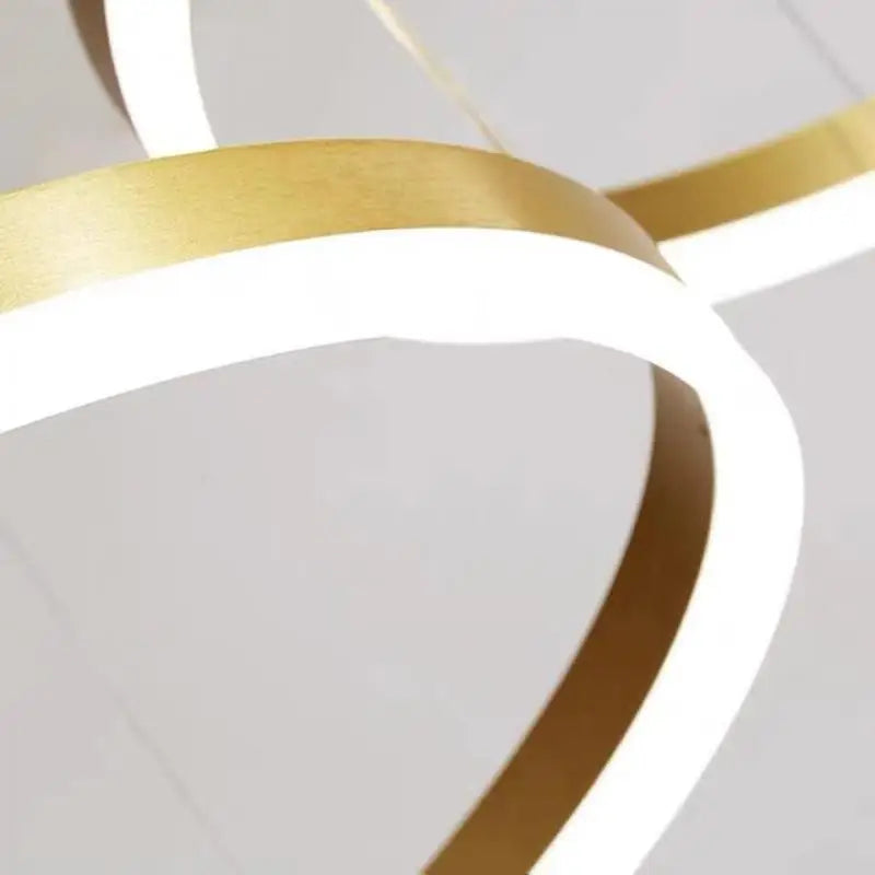 LuxAura LED Ring Chandelier