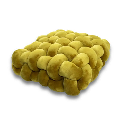 Decorative Hand-Made Knotted Square Plush Pillows - KozyTrends