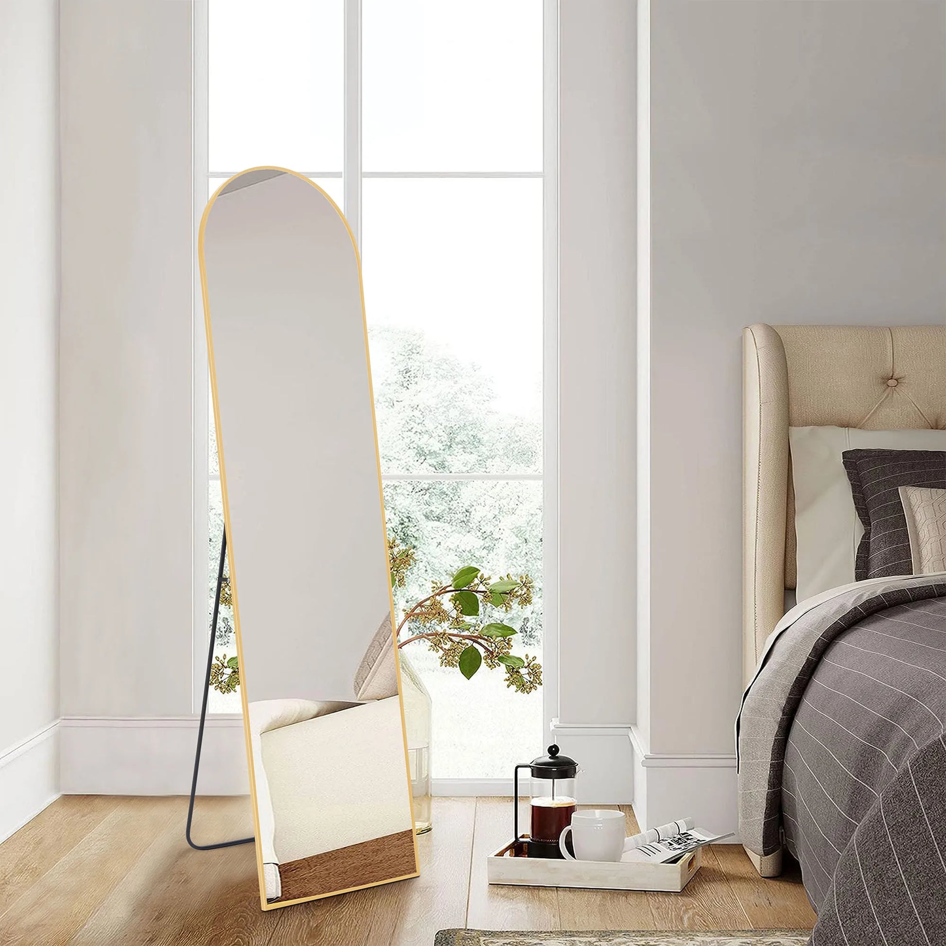 JHK Full Body Floor Mirror 59"x16" - KozyTrends