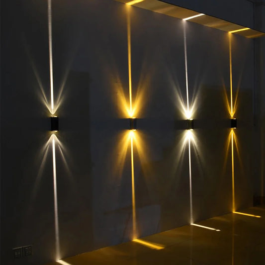 Modern Aluminum Up & Down Outdoor Wall Sconce
