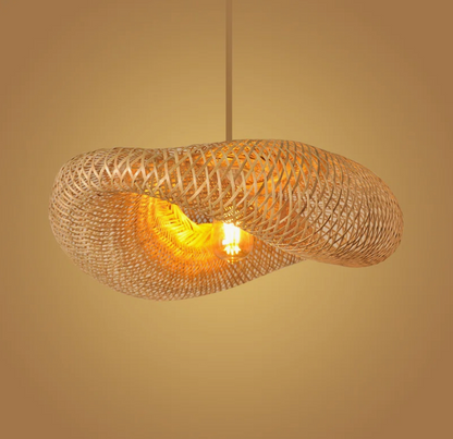 Handwoven Bamboo Pendant Light